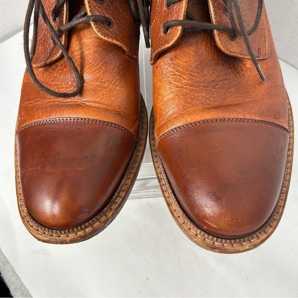 TAFT Men’s Rome Ankle Boot Brown Lace Up 10 US 43 EU Leather Made in Spain main image 13